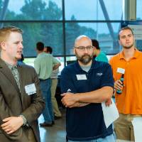 Guests at the Engineering Design Project Preview Event